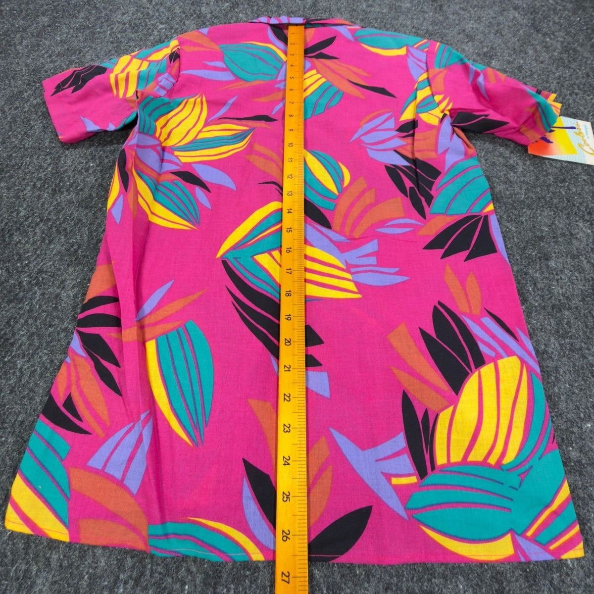 Wrangler Vintage 90s Hawaiian Shirt Mens Large Pink Cotton NWT Deadstock USA - take2supply