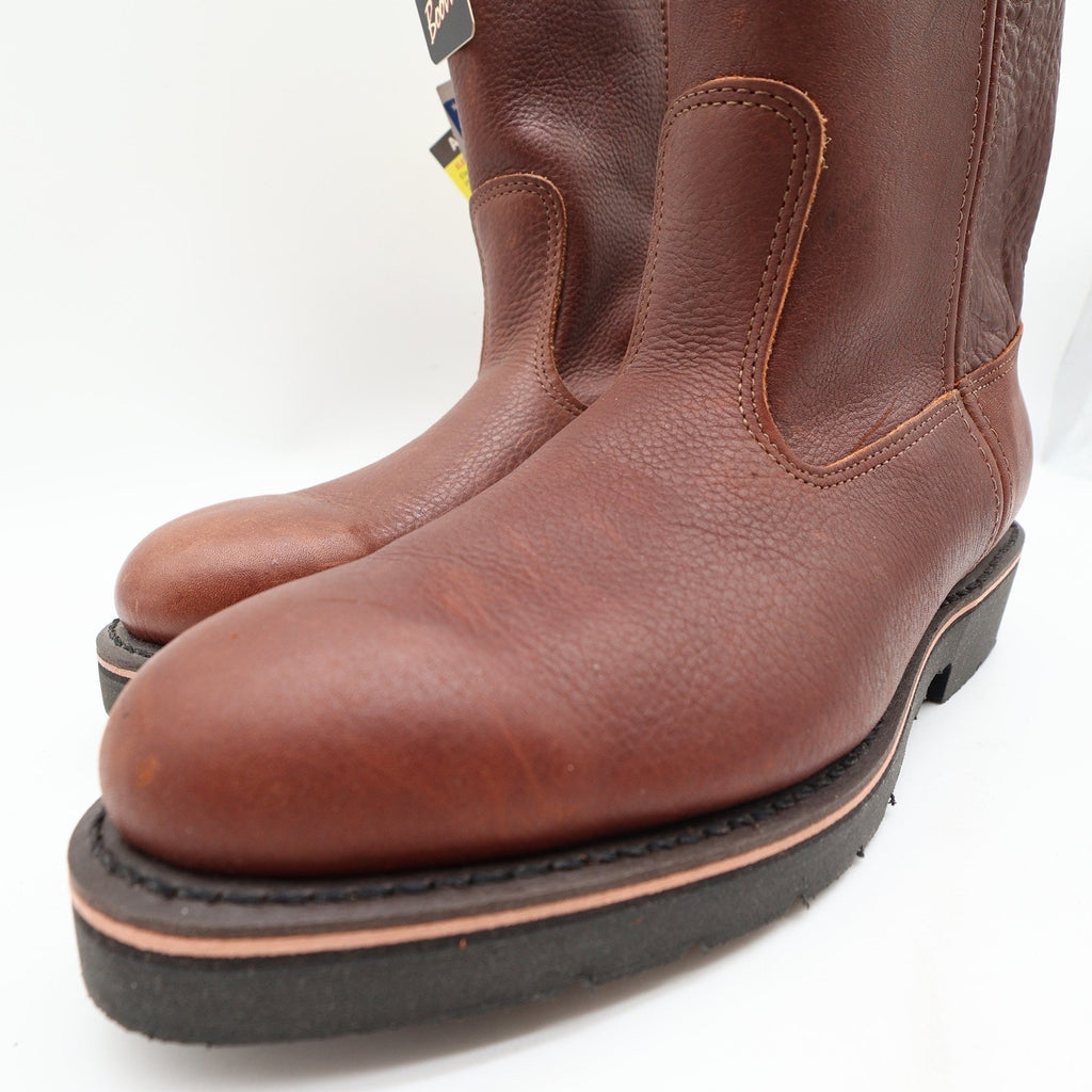 Double-H Vintage 90s Work Boots Mens 8.5 D Leather Ranchwell USA NWT Box