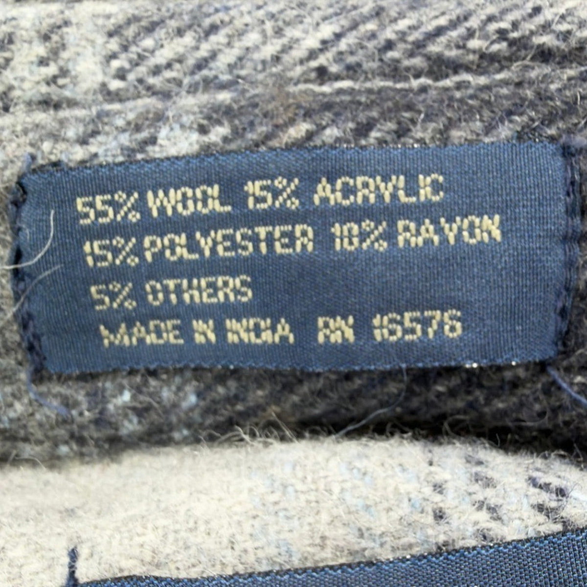 Salmon River Traders Plaid Flannel Shirt Mens XL Grey Wool Blend NWT