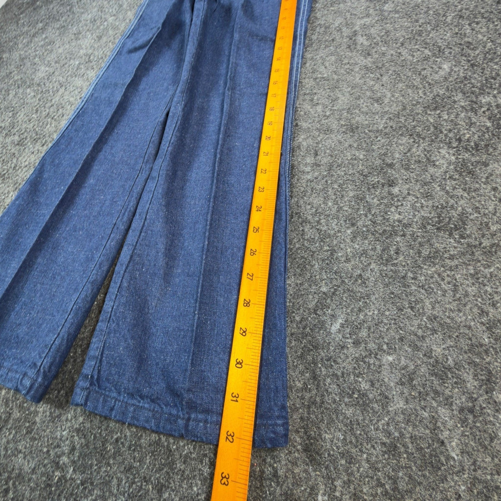 DeeCee Vintage 70s Jeans Youth 10 Reg Blue Flare USA Deadstock NWT