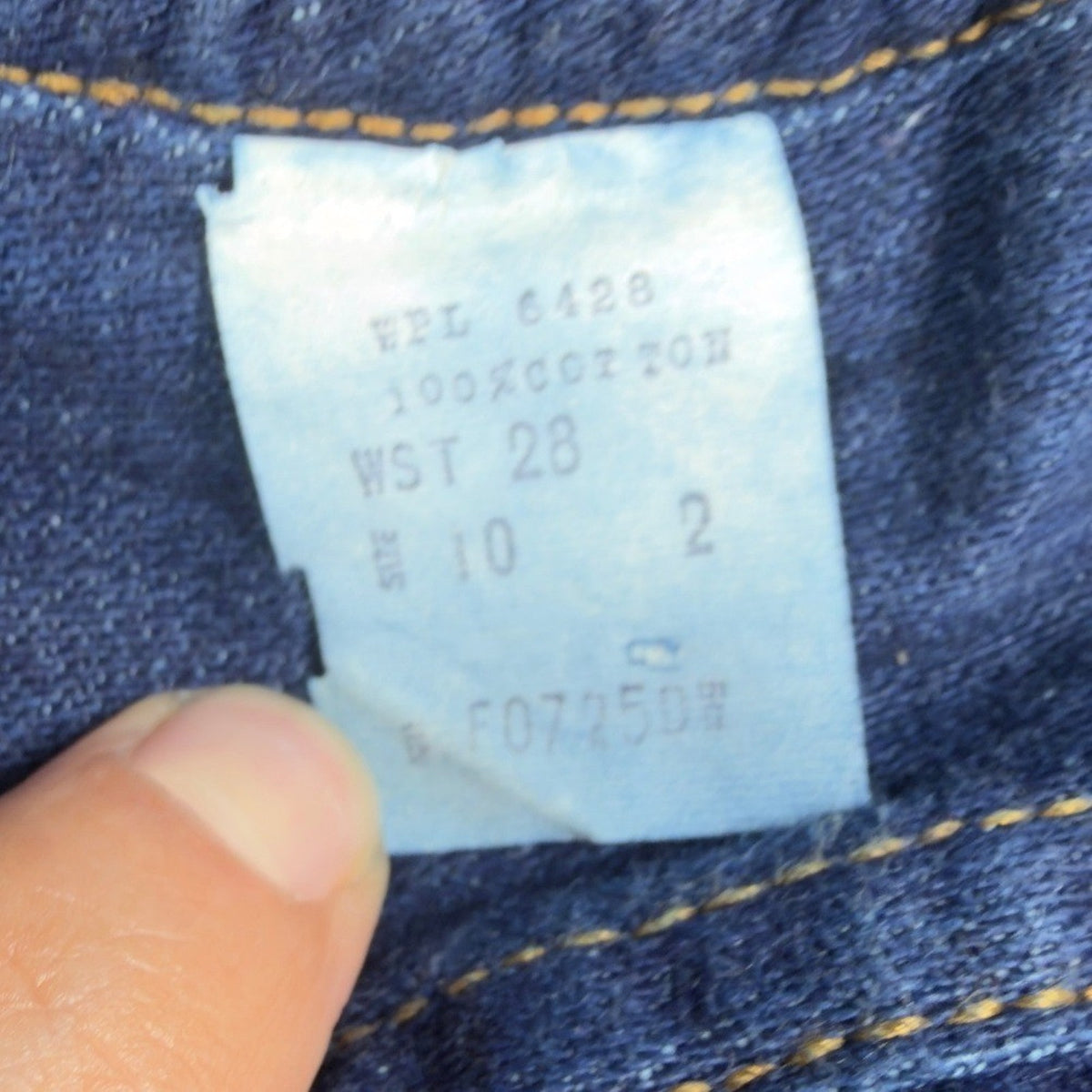 Lady Maverick Vintage 70s Jeans Womens 10 Blue High Waist Elastic NOS NWT