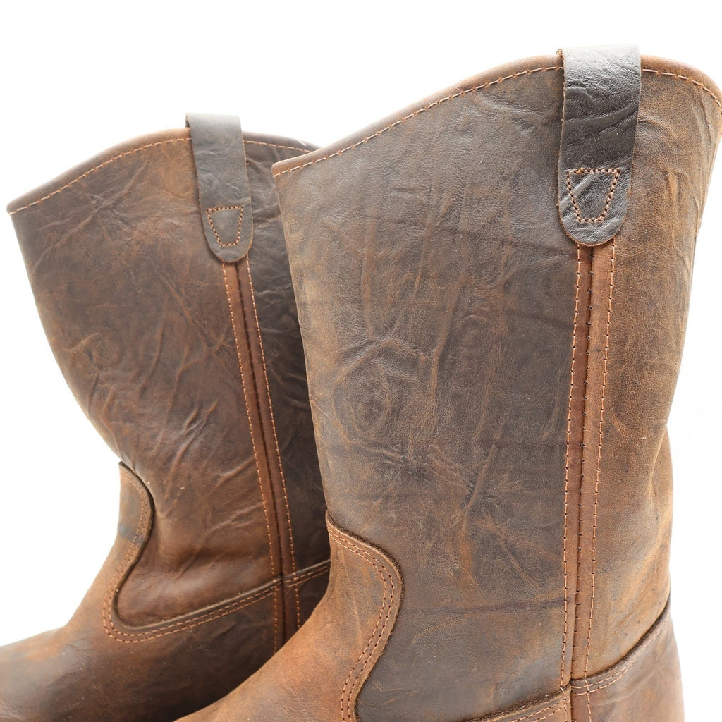 Vintage 90s Double-H 2620 Aero Glide 7 Steel Toe Western Boots Men's 10.5EE USA NIB