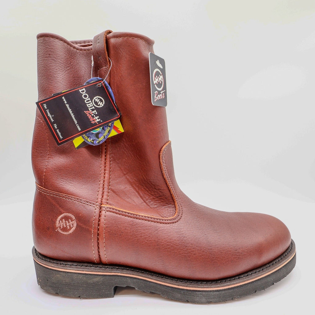 Double-H 3730 Boots Mens 11EE Brown Leather AG7 Ranchwell EH Made in USA NWT