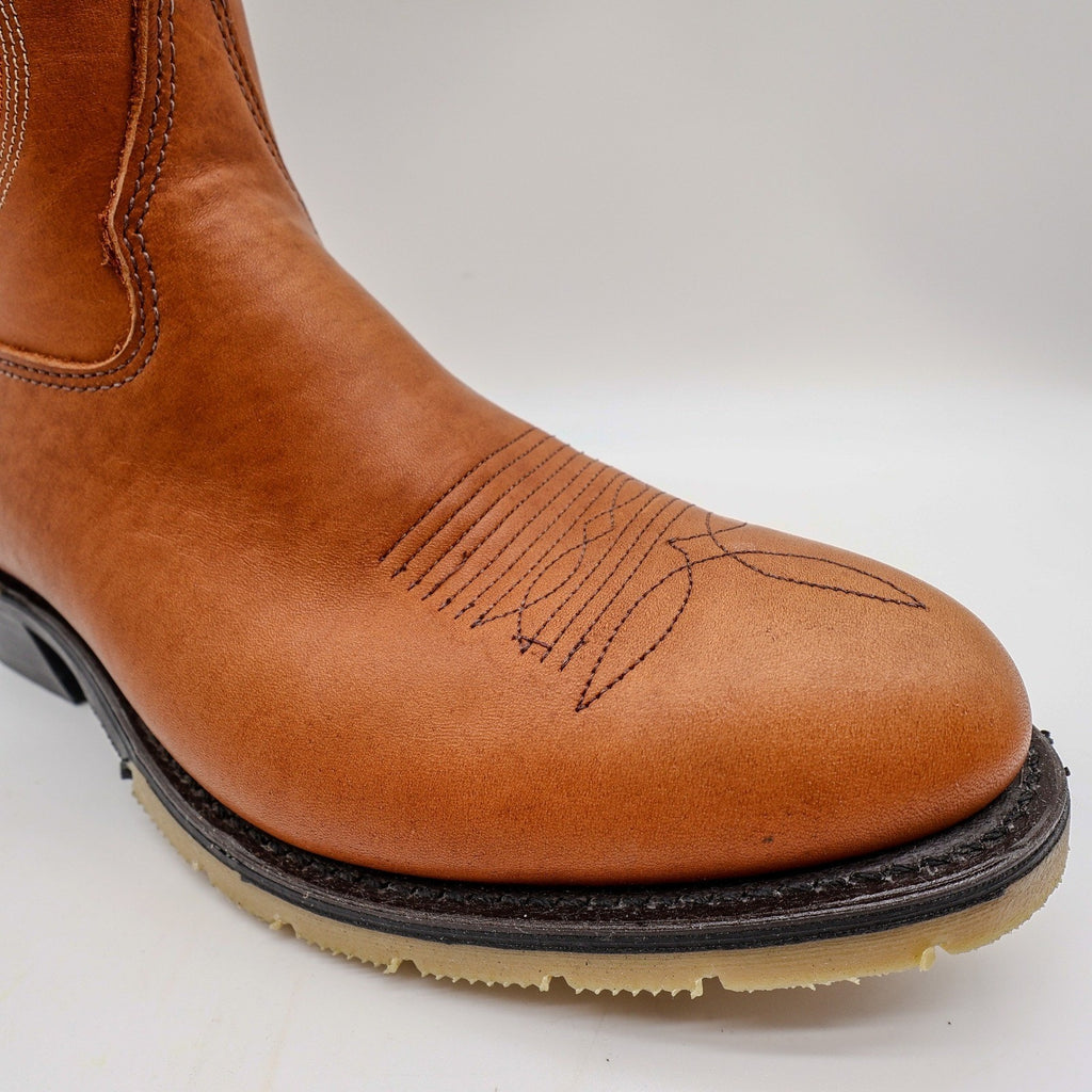 Double-H 12" AG7 Ice Work Western Boots Mens 11 D Ochre Leather NWT Made in USA
