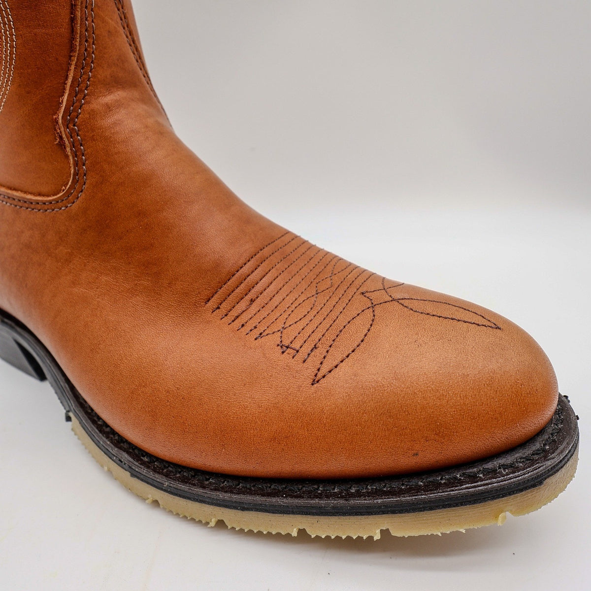Double-H 12" AG7 Ice Work Western Boots Mens 11 D Ochre Leather NWT Made in USA