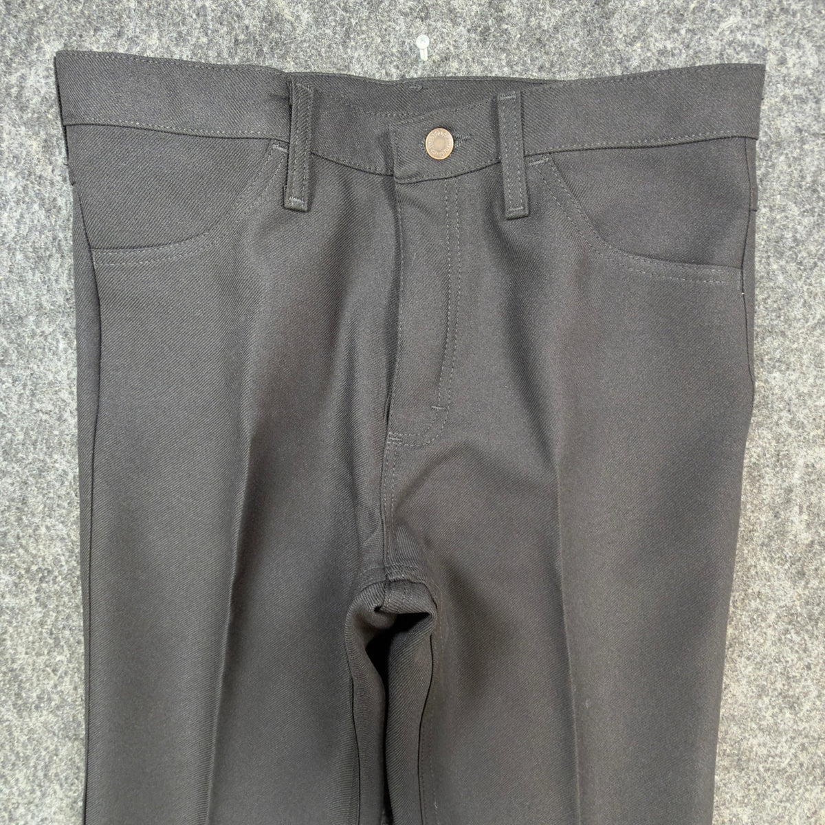 Wrangler Mens Y2K Wrancher Bootcut Dress Pants 34x30 Black Polyester NWT 82BK
