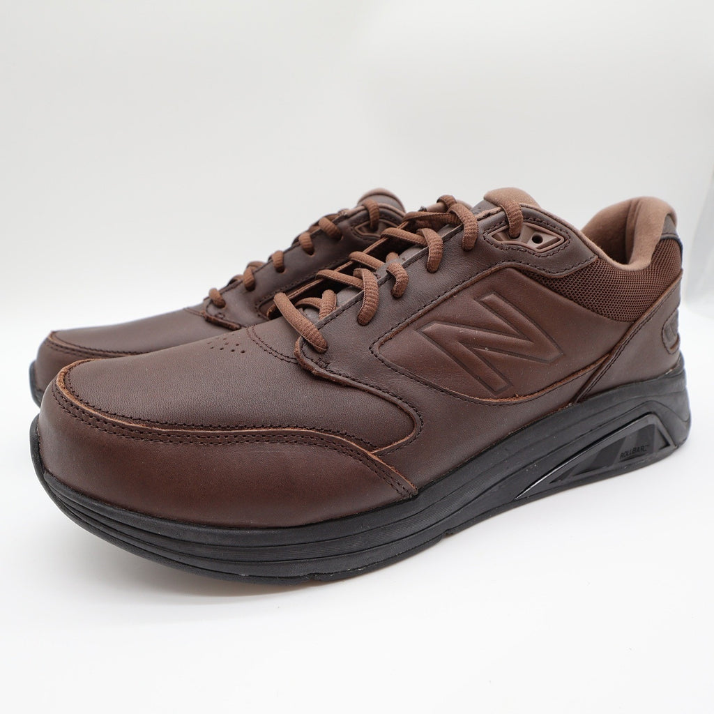 New Balance 928v2 Mens 10.5 Brown Leather Walking Shoes MW928BR2 Rollbar NEW