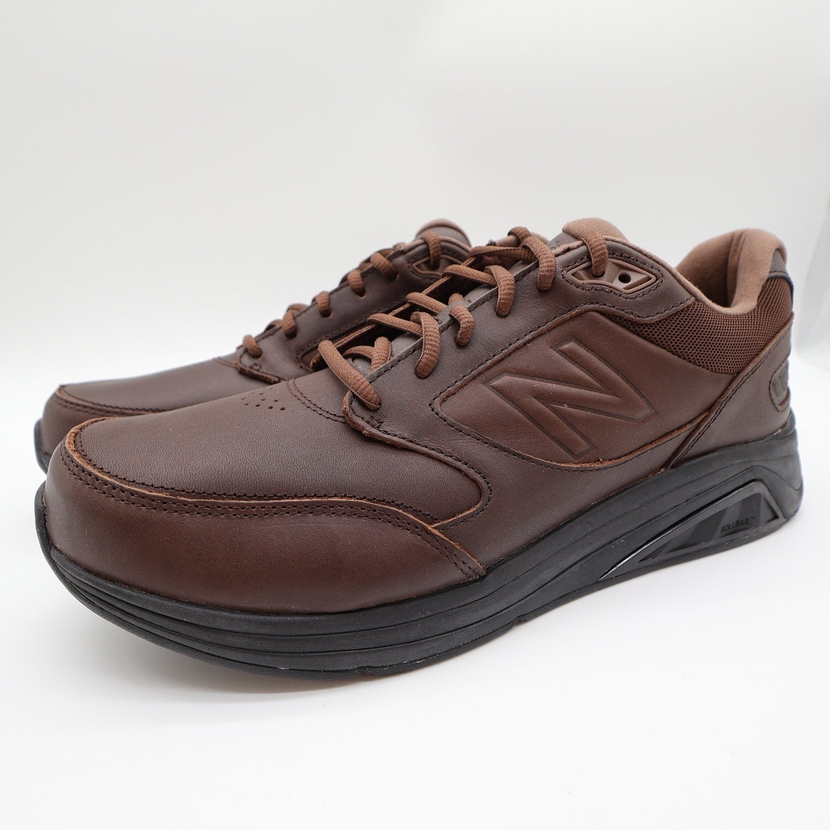 New Balance 928v2 Mens 10.5 Brown Leather Walking Shoes MW928BR2 Rollbar NEW