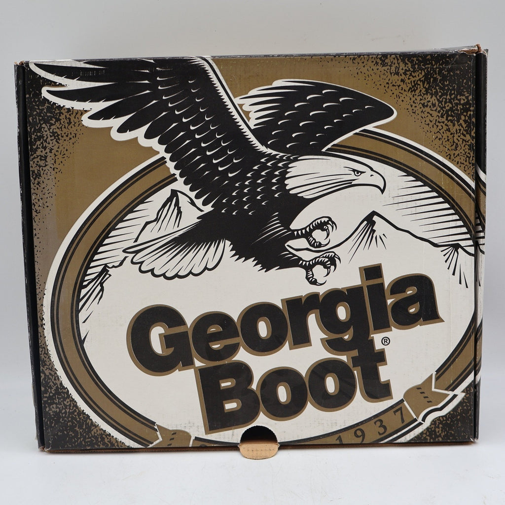 Georgia Boot Renegade Work Boots Mens 10.5 M G8388 Brown Leather Steel Toe WP