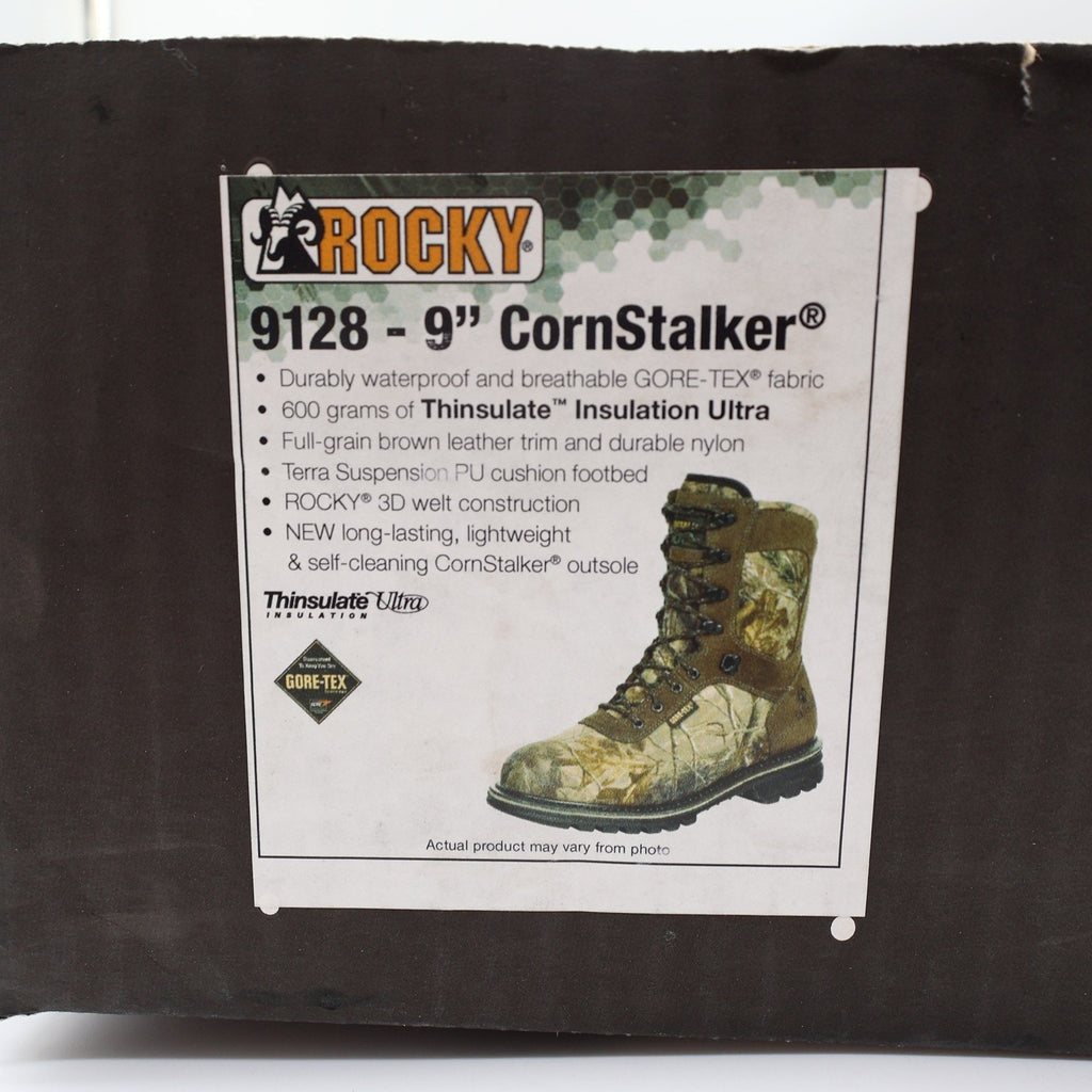 Rocky Sport Cornstalker 9" Hunting Boots Mens 8M Brown Camo GORE-TEX NIB