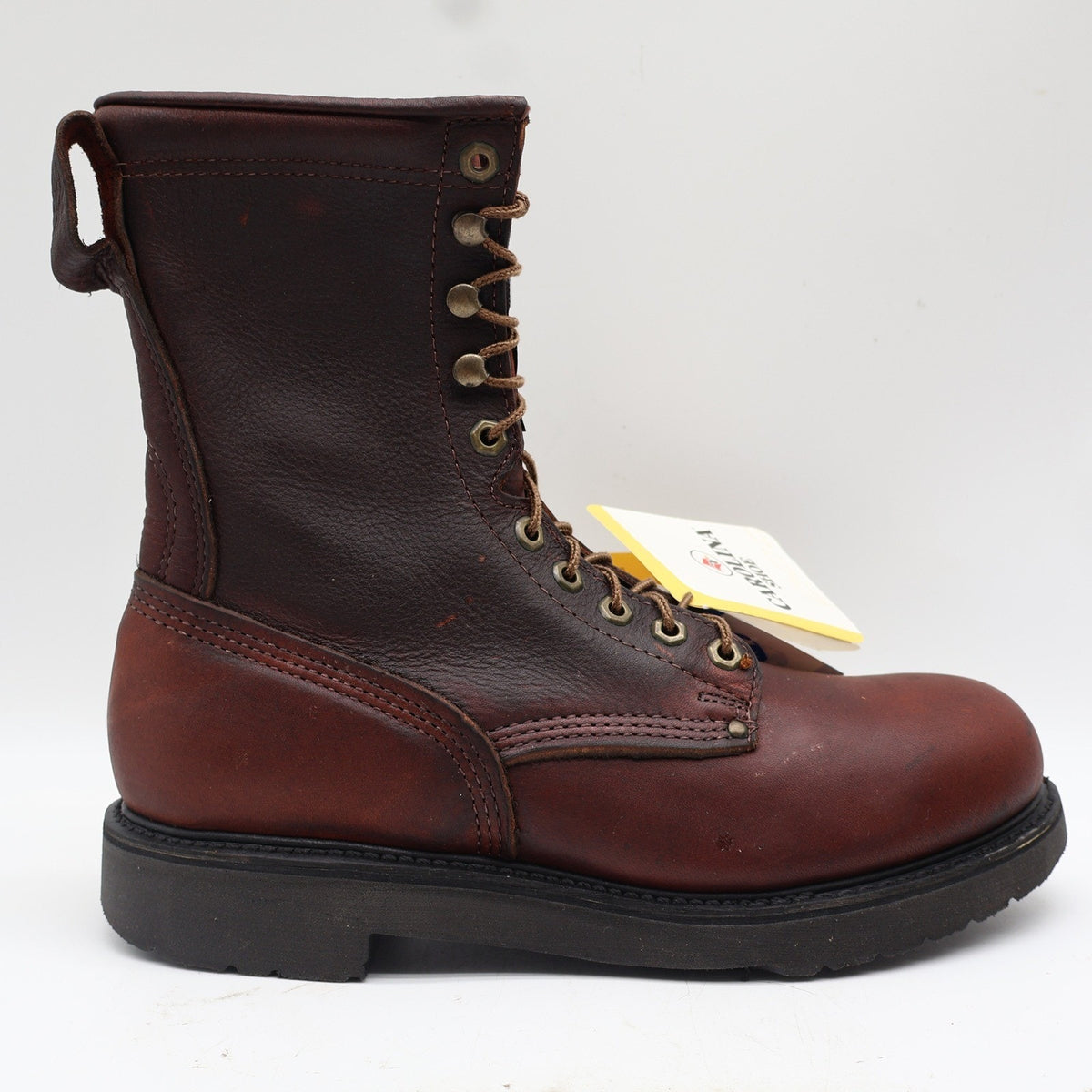 Carolina 8006 Work Boots Mens 10 2E USA Made Briar Pitstop Leather Goodyear Welt