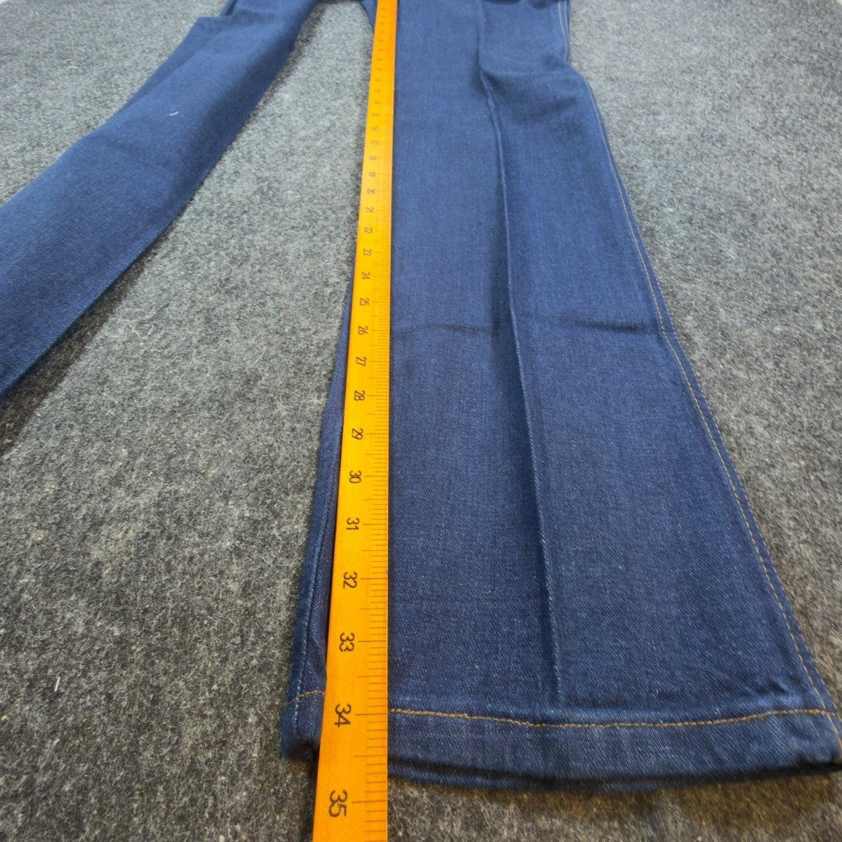Lady Maverick Vintage 70s Jeans Womens 10 Blue High Waist Wide Leg Deadstock NOS