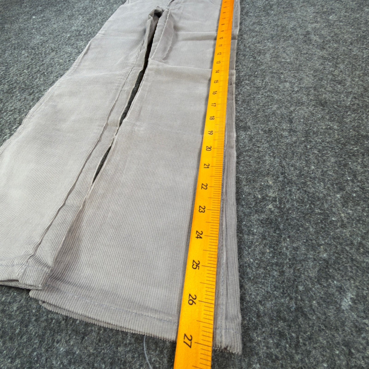 Maverick Vintage 70s Corduroy Pants Boys 6 Slim USA Grey Bootcut NWT 65011GY - take2supply