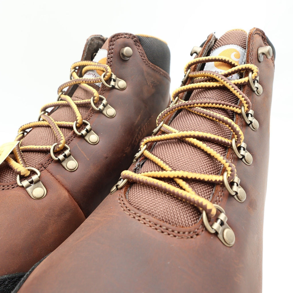 Carhartt Gilmore Work Boots Mens 12 M Brown Leather Alloy Toe Waterproof NWT - take2supply