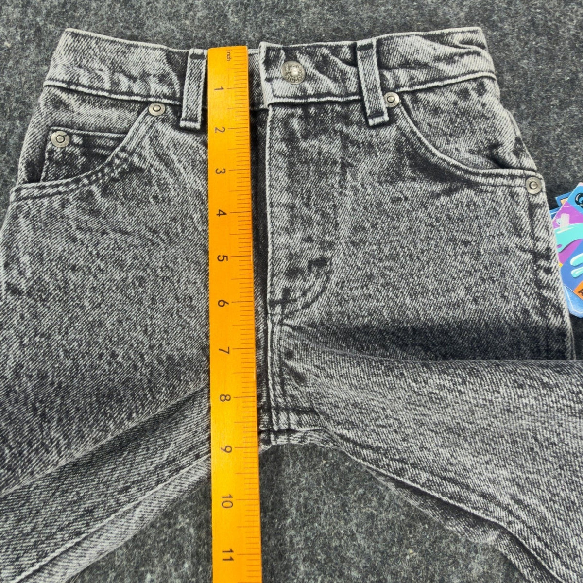 Lee Vintage 80s Riders Jeans Boys 5 Reg Glacier Acid Wash Denim NWT USA