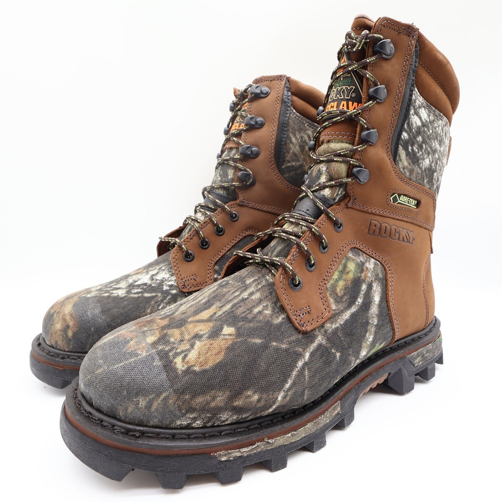 Rocky BearClaw 3D Hunting Boots Mens 11 Brown Camo Gore-Tex 1000g New 9275