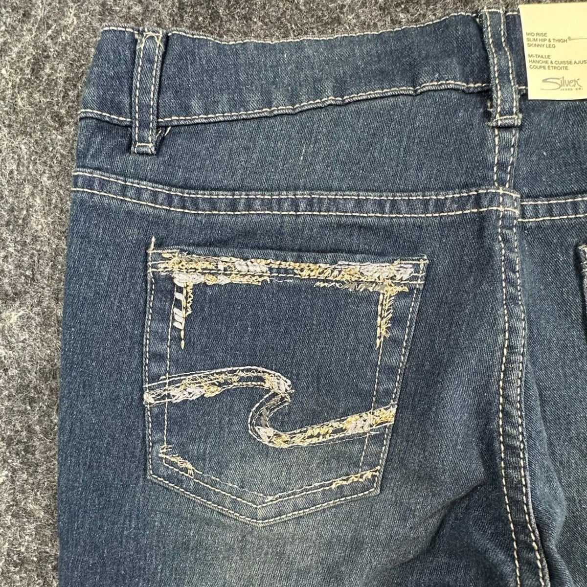 Silver Jeans Co Sasha Skinny Jeans Girls 10 Blue Denim Slim Fit NWT