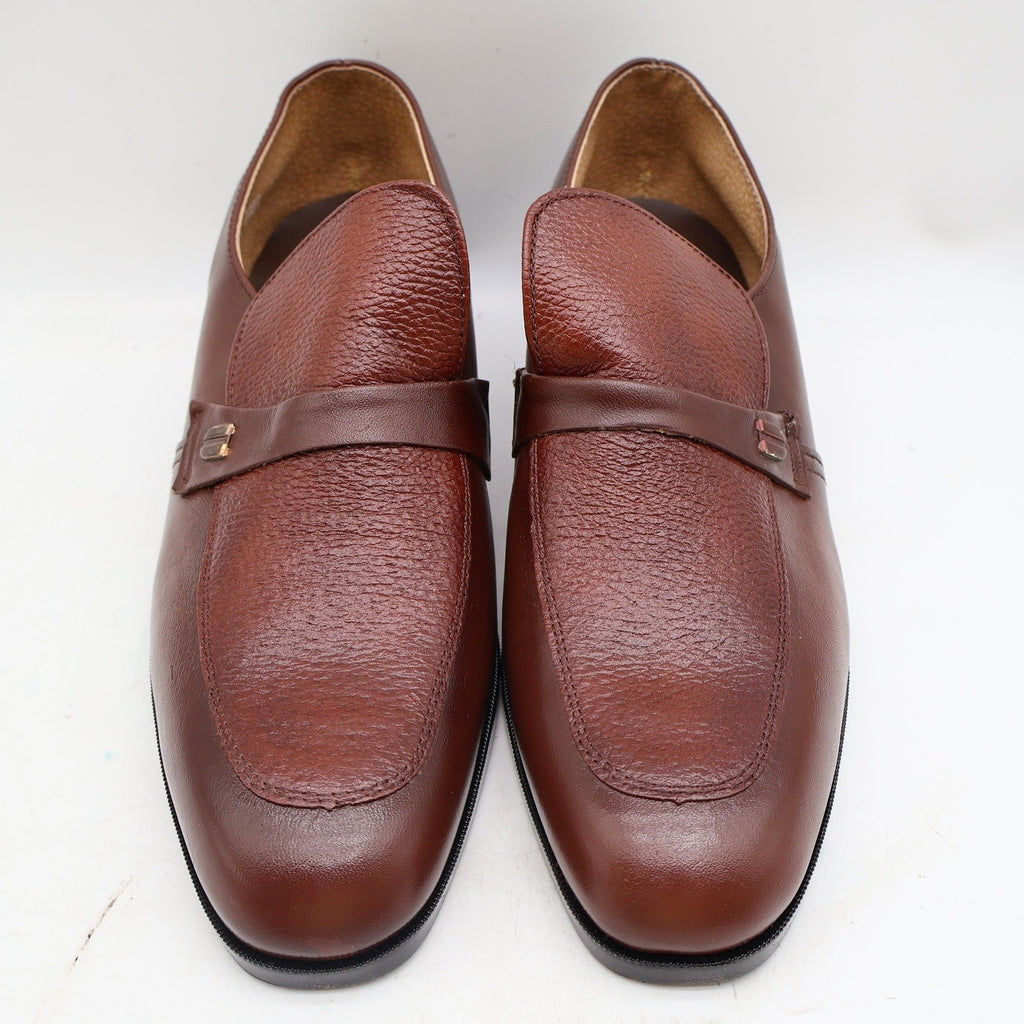 Vintage 70s Barclay Endicott Johnson 95182 Brown Leather Slip-On Loafers Men's 12D USA