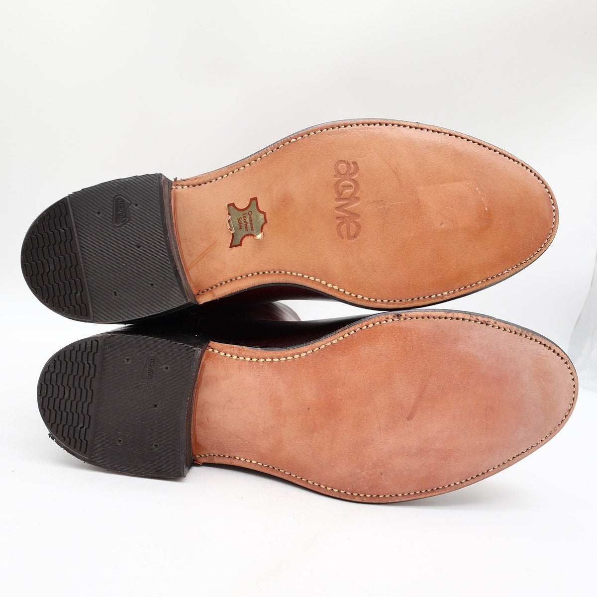 Vintage Acme Western Cowboy Boots Men 11.5 D Brown Leather NOS Box 70s