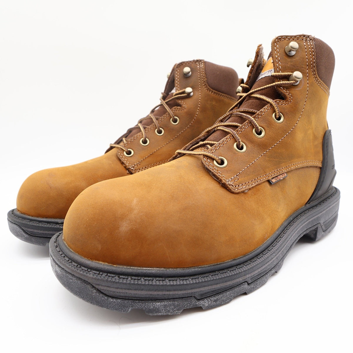 Carhartt Ironwood Work Boots Mens 9.5 M Brown Leather Alloy Toe Waterproof NWT - take2supply
