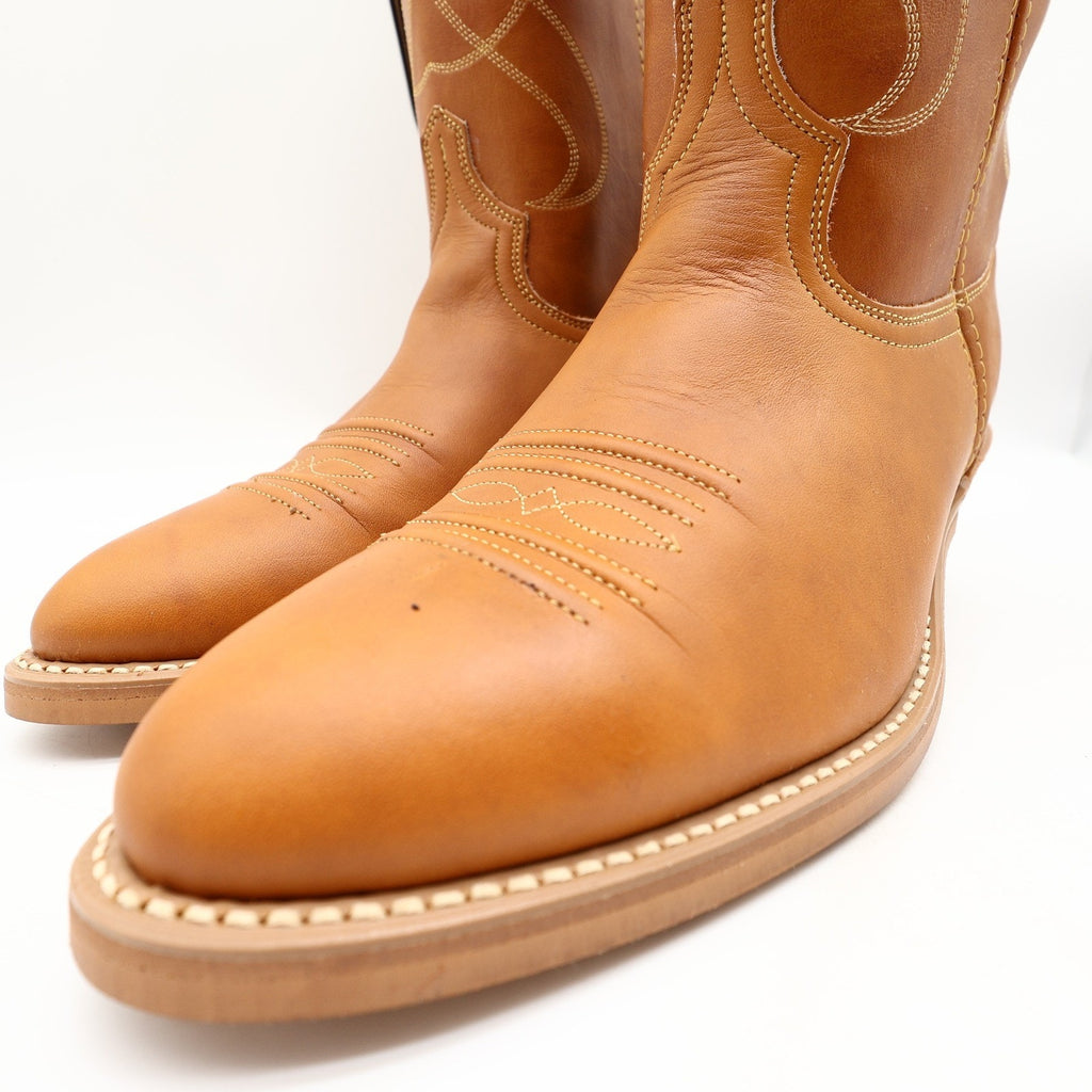 Acme Vintage 80s Western Cowboy Boots Mens 10.5 EW Brown Leather Box NWT