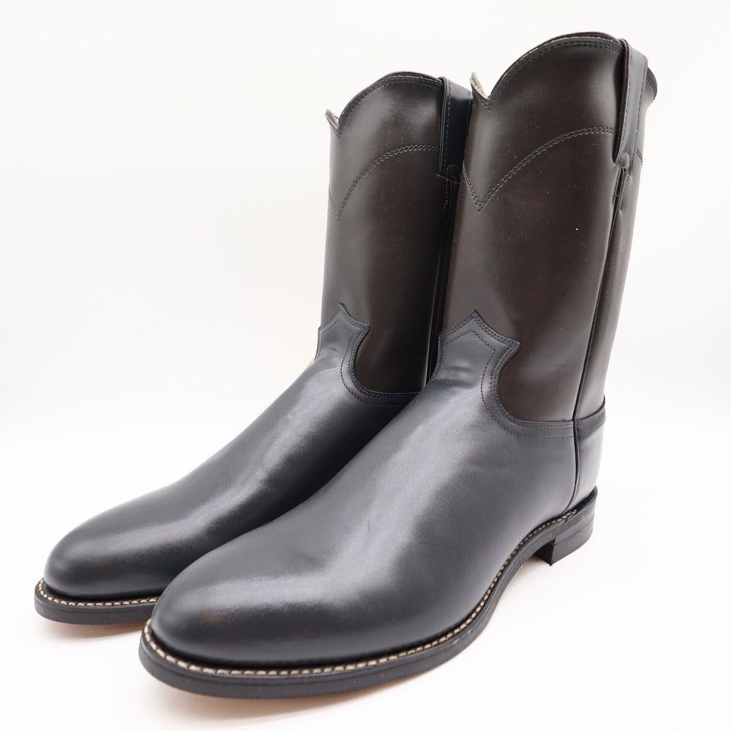 Justin Diamond J Boots Mens 9 D Vintage Grey Kipskin Leather Western 3025M NEW