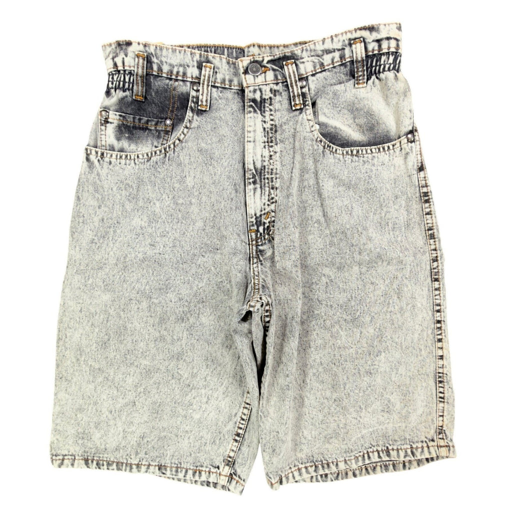 Levi's Vintage 90s SilverTab Shorts Kids S Gray Acid Wash Denim NWT Deadstock