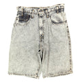 Levi's Vintage 90s SilverTab Shorts Kids S Gray Acid Wash Denim NWT Deadstock