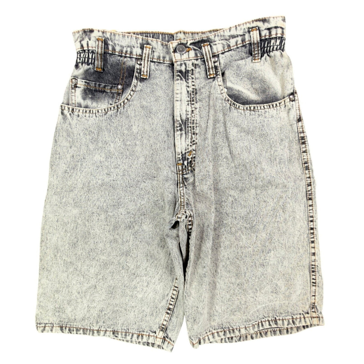 Levi's Vintage 90s SilverTab Shorts Kids S Gray Acid Wash Denim NWT Deadstock