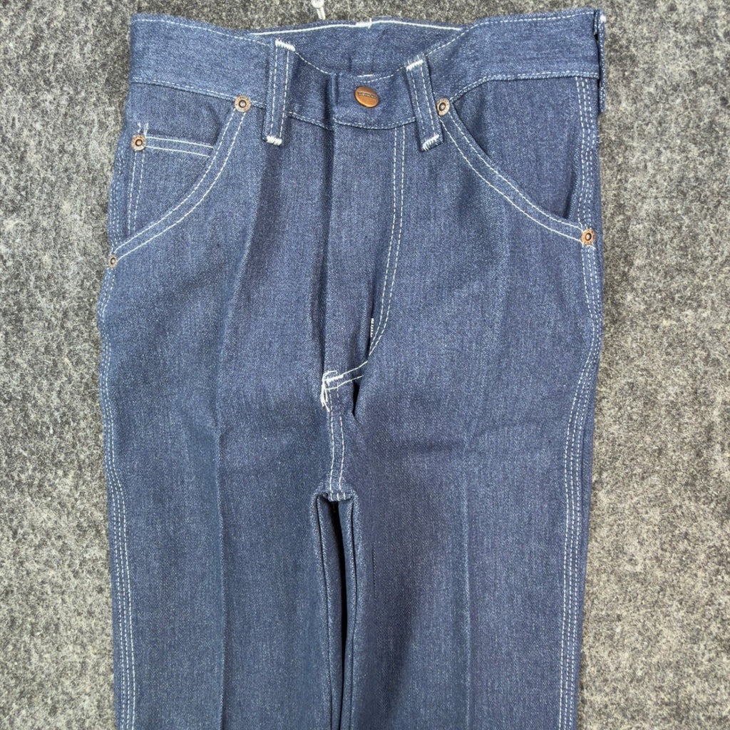 Maverick Vintage 70s Jeans Boys 12 Slim Blue Straight Leg NWT NOS