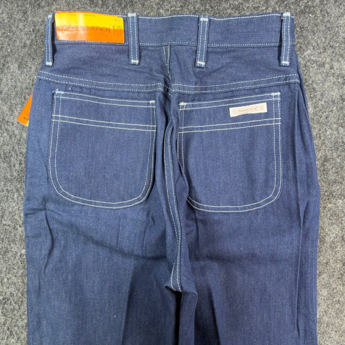 Lady Maverick Vintage 70s Jeans Women 10 Blue Denim High Waist NWT USA Made
