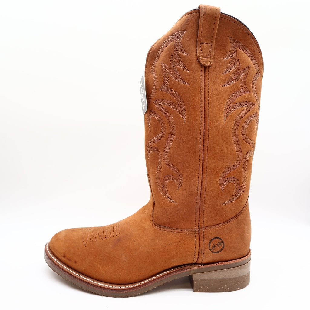 Double-H DH3250 Work Western Boots Mens 11.5 D Tan Leather NWT
