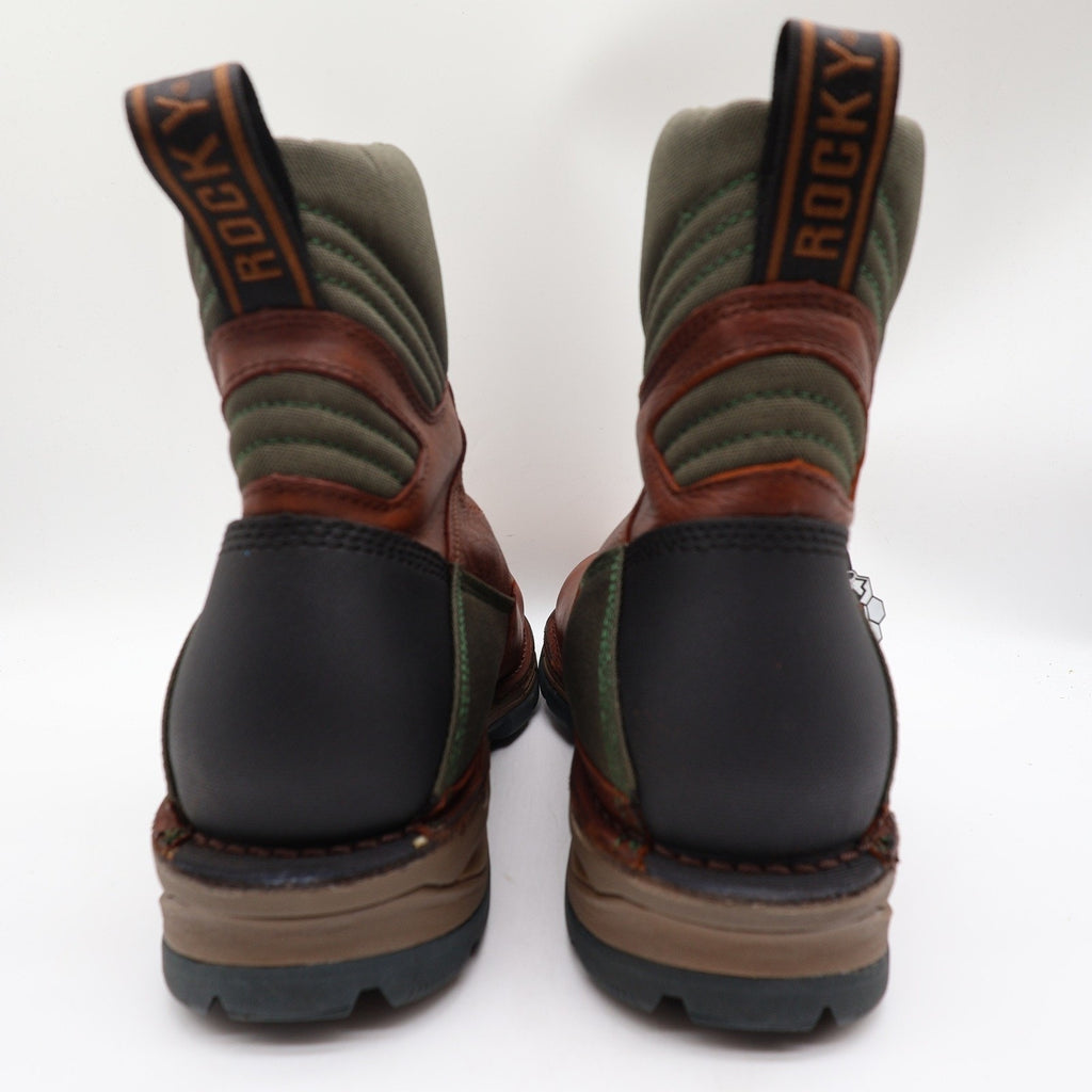 Rocky Fieldlite 8" Hunting Boots Mens 10M Brown Leather Insulated Waterproof NEW - take2supply