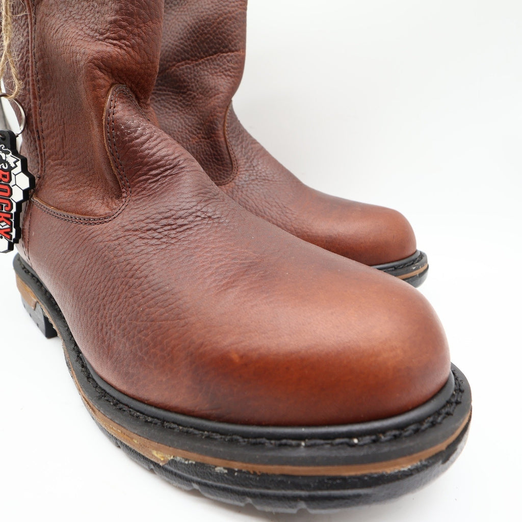 Rocky IronClad 5685 10-Inch Waterproof Pull-On Work Boots Men's 13M Brown NWT
