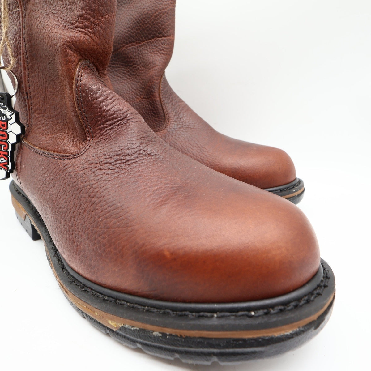 Rocky IronClad 5685 10-Inch Waterproof Pull-On Work Boots Men's 13M Brown NWT