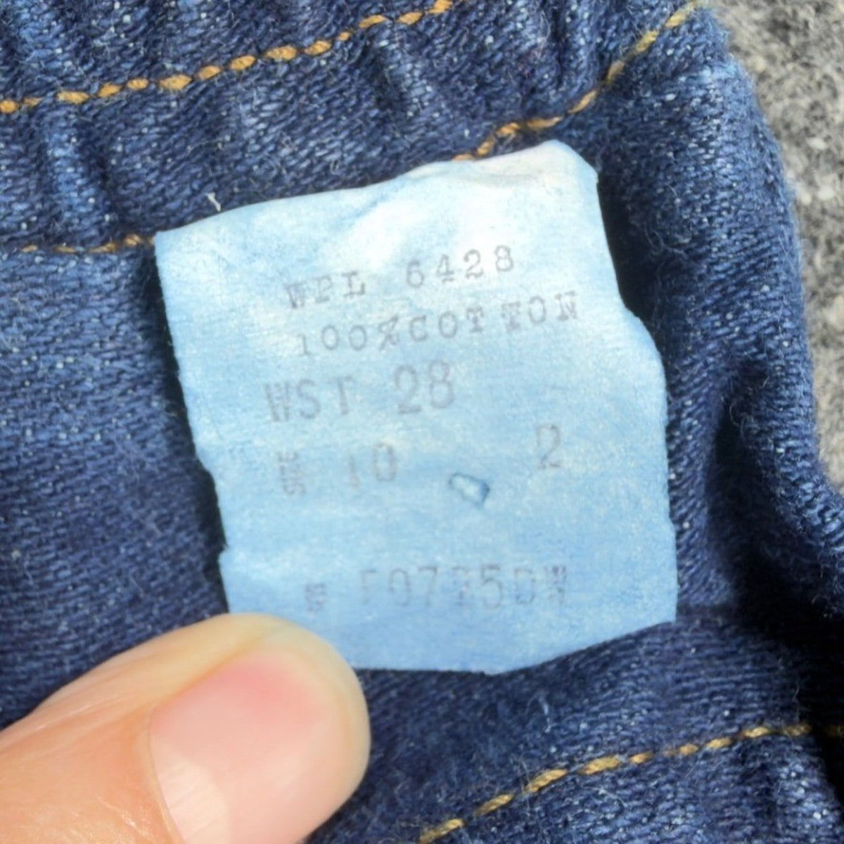 Lady Maverick Vintage 70s Jeans Womens 10 Blue High Waist Wide Leg Deadstock NOS