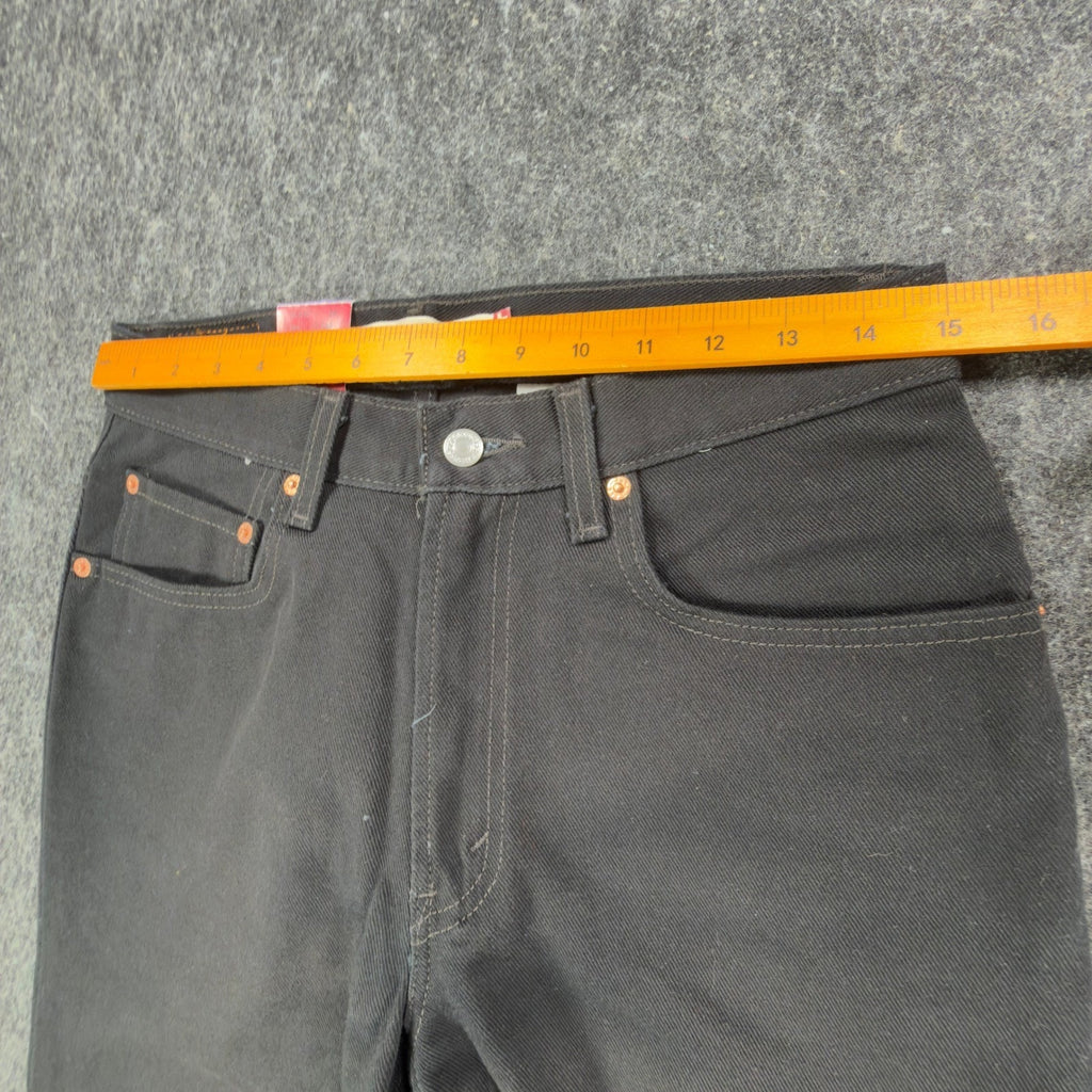 Levi's Y2K 550 Relaxed Fit Jeans Boys 30x30 Black Cotton Denim NWT
