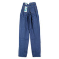 Maverick Pleated Denim Jeans Juniors 7 Vintage 70s Dark Wash USA Made Deadstock