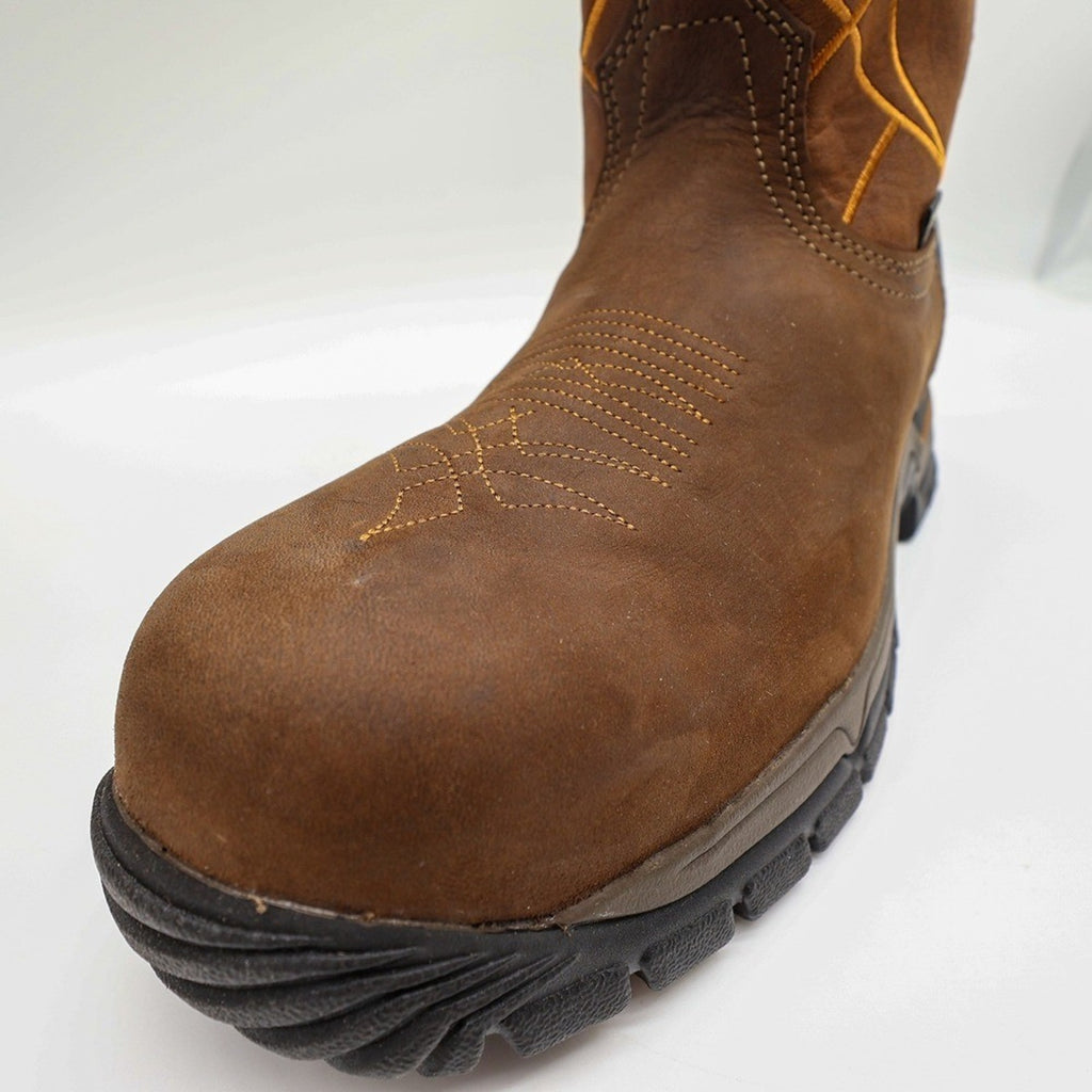 Irish Setter Mens 10.5 Two Harbors 83964 Brown Leather Waterproof Work Boots