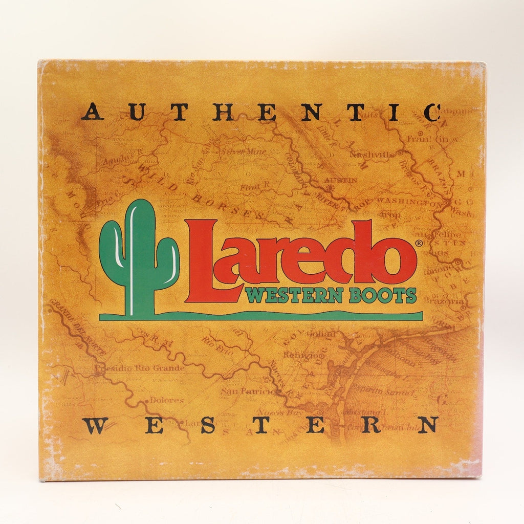 Laredo 551 Kiltie Lace-Up Western Boots Women's 9 Tan Leather NWT Deadstock
