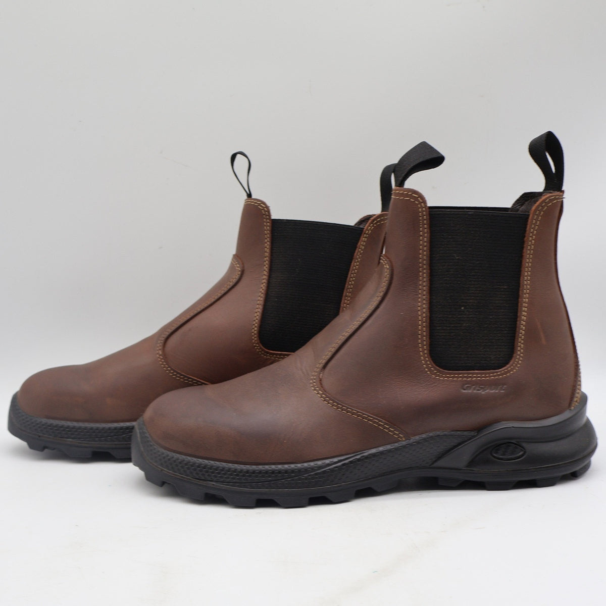 Grisport Cardigan Chelsea Boot Mens 11 Brown Leather Italy Work Safety 7003D9
