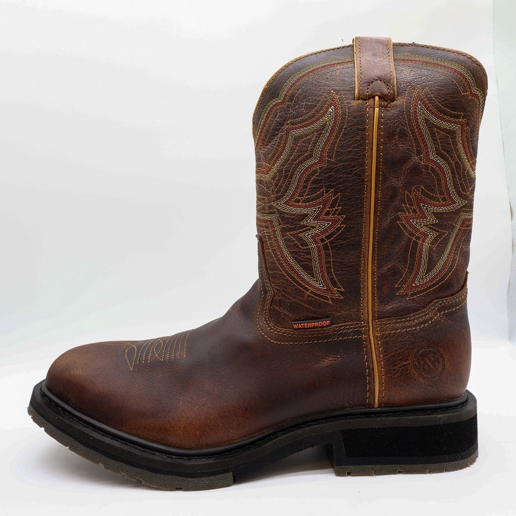 Double-H DH6116 ICE Work Western Boots Mens 13 D Brown Leather NIB Waterproof