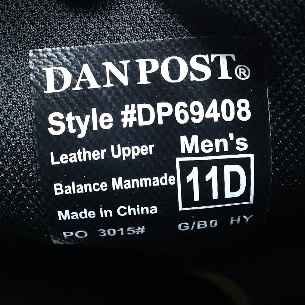Dan Post Camo Waterproof Western Work Boots Men 11 D Brown Leather NWT Box