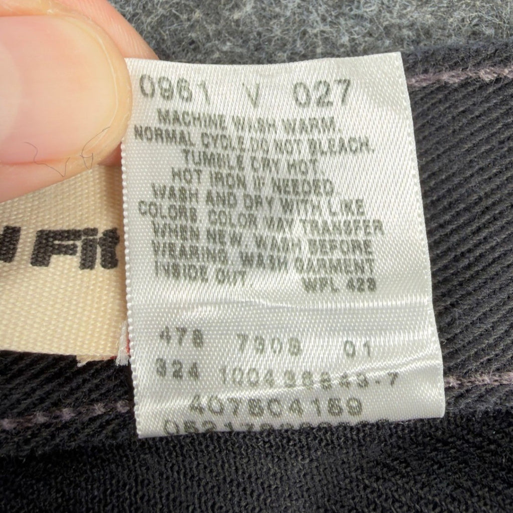 Levi's 550 Y2K Student Relaxed Fit Jeans Boys 27x30 Black Denim NWT Vintage 2004