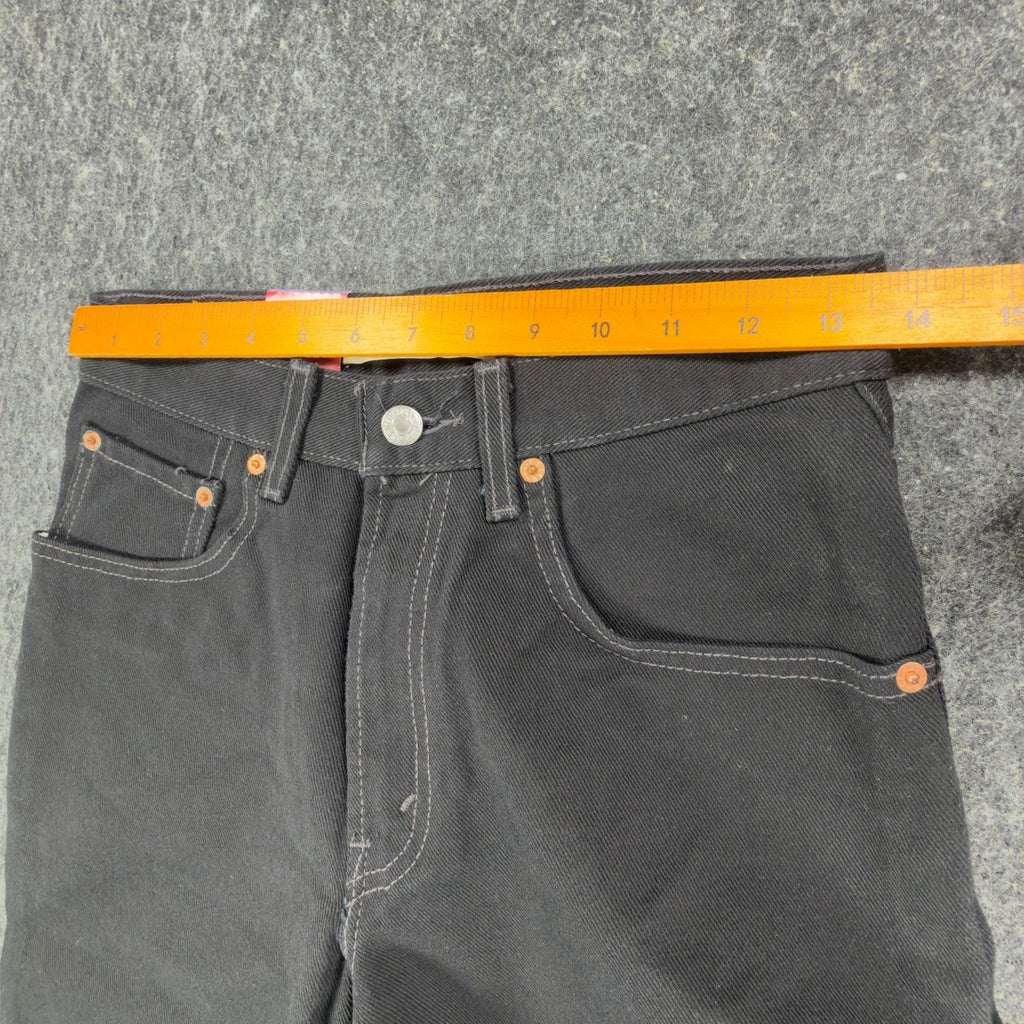 Levi's 550 Y2K Student Relaxed Fit Jeans Boys 27x30 Black Denim NWT Vintage 2004