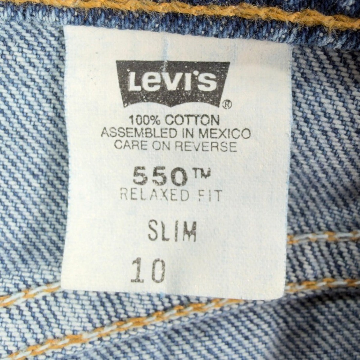Levi's 550 Relaxed Fit Denim Shorts Mens 28 Blue Cotton Modern Excellent