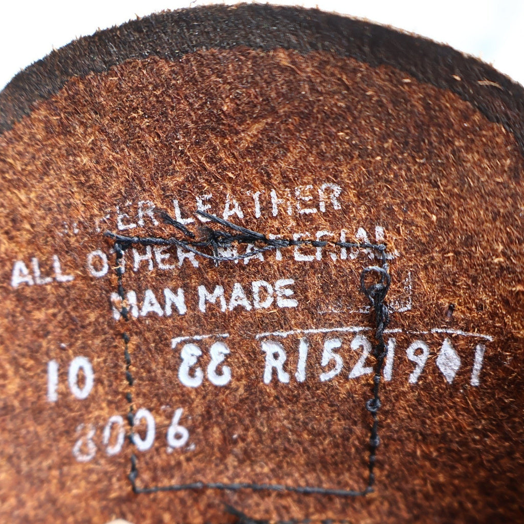 Carolina 8006 Work Boots Mens 10 2E USA Made Briar Pitstop Leather Goodyear Welt