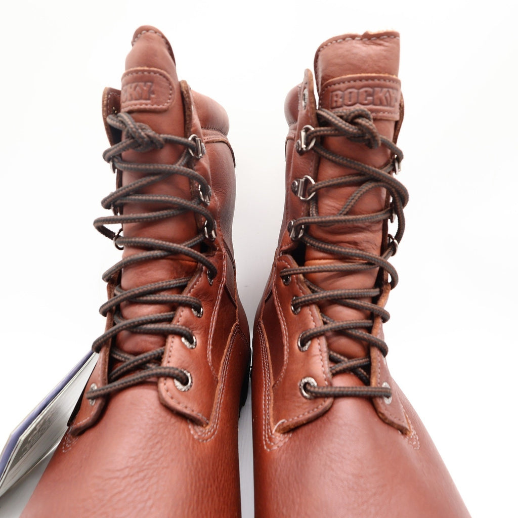 Rocky 6224 Steel Toe Ranger Mens 12 M Brown Leather Gore-Tex Work Boots NWT