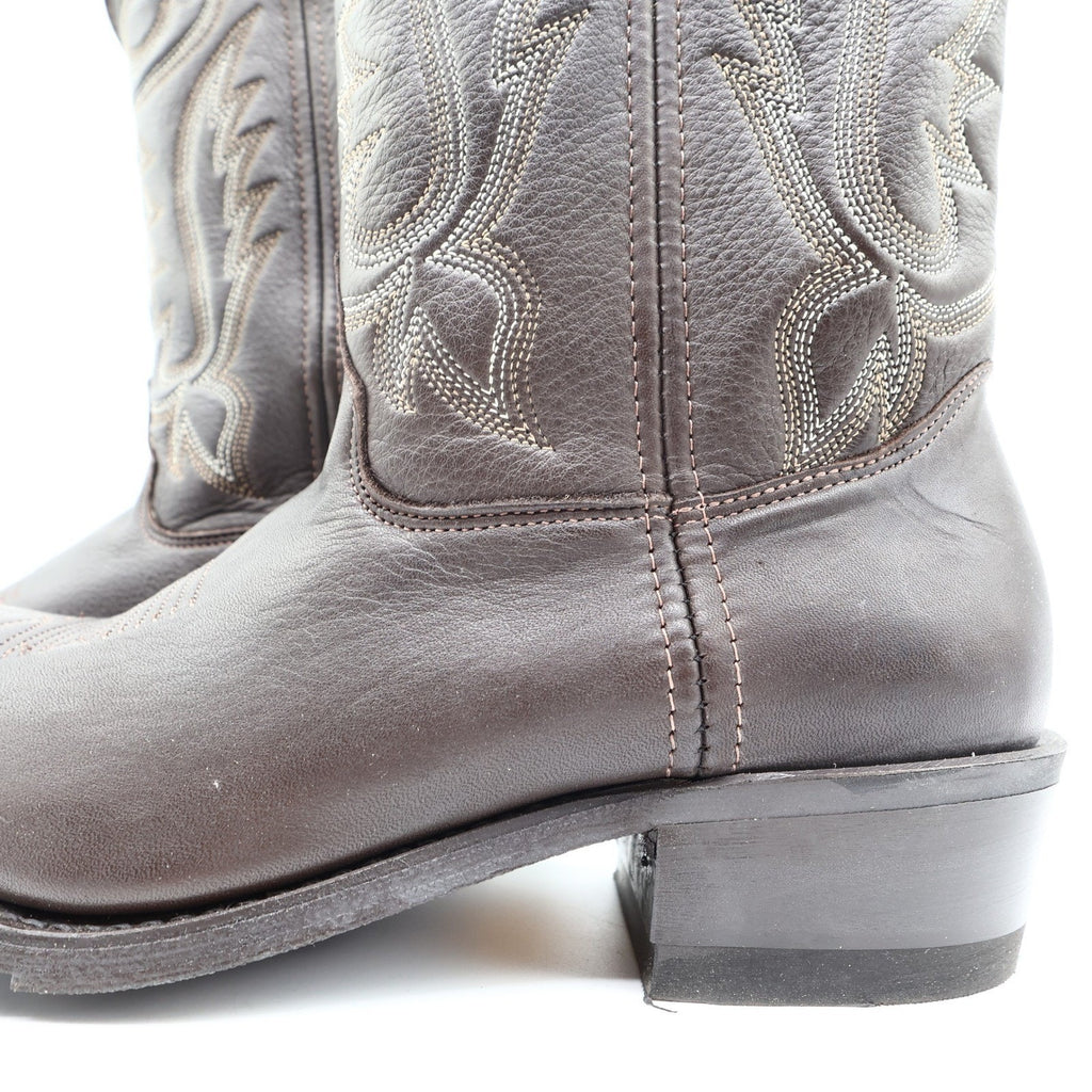 Double-H 3263 Work Western Boots Mens 10.5 D Brown Leather New Made In USA