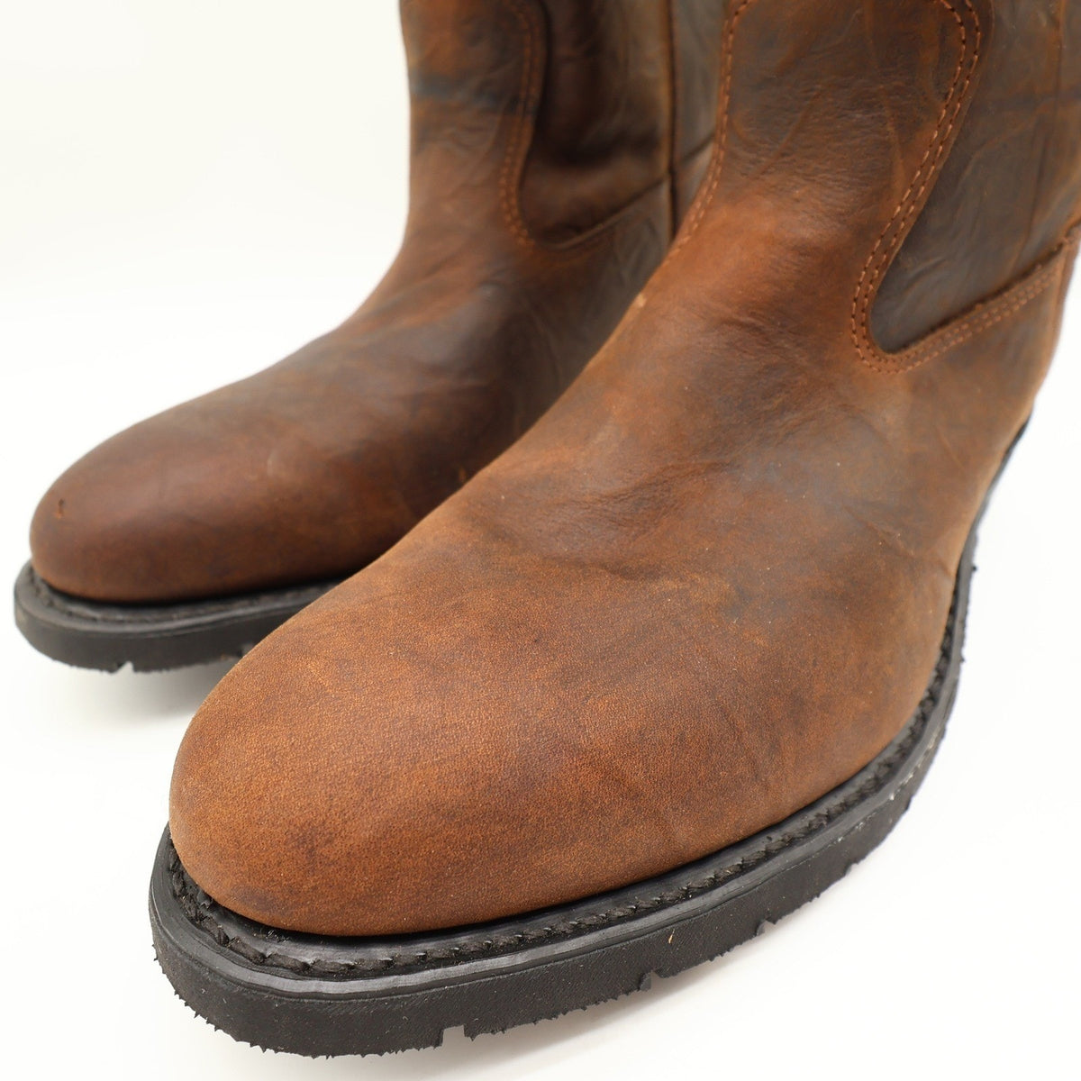Vintage 90s Double-H 2620 Aero Glide 7 Steel Toe Western Boots Men's 10.5EE USA NIB
